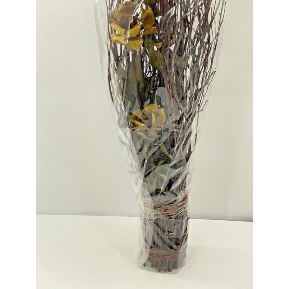 Natural Dried Flowers Long Stem Twigs Bouquet Roses Crafts Weddings Home Decor - Picture 4 of 12